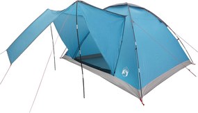 vidaXL Σκηνή Camping με στέγη Μπλε 6 ατόμων Πολυεστέρας και Χάλυβας