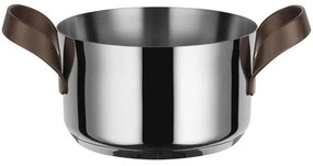Κατσαρόλα Edo PU101/16 Φ16x25x10cm 1300ml Silver-Brown Alessi 16 cm Stainless Steel