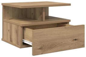 vidaXL Κρεβάτι με Float με συρτάρι 2 pcs artisan δρυς 40 x 31 x 27 εκ.