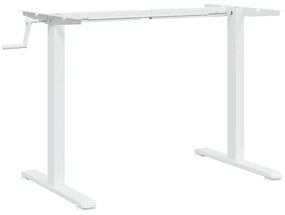 vidaXL Σκελετός Όρθιου Γραφείου Λευκός (94-135)x60x(70-114) εκ. Ατσάλι