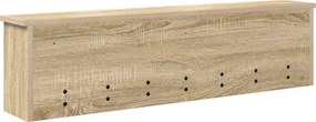 vidaXL Τοίχου Κρεμάστρα Δρύς Sonoma 100 x 16 x 26 εκ