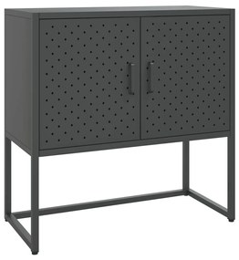 vidaXL Μπουφές Ανθρακί 75 x 35 x 75 εκ. από Ατσάλι