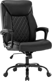 Καρέκλα γραφείου διευθυντή Victory pakoworld pu μαύρο