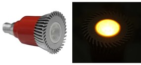 Adeleq Led Λάμπα Ισχύος E14 3W 230V 1 Led 30° Πορτοκαλί 13-14033