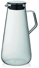Κανάτα Fontana 12418 Φ11x25,5cm/1,5Lt Clear-Inox Kela Steel,Glass