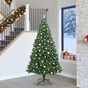 vidaXL Τεχνητό Χριστουγεννιάτικο Δέντρο με 300 LED Πράσινο 240 cm