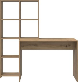 vidaXL Γραφείο Artisan Oak Επεξεργασμένο ξύλο 138,5 x 55 x 143 εκ
