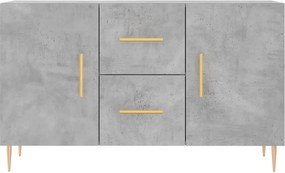 vidaXL Ντουλάπι Γκρι Σκυροδέματος 100 x 36 x 60 εκ. Επεξεργασμένο Ξύλο
