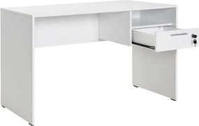 Γραφείο εργασίας Concept Megapap χρώμα λευκό 120x60x75εκ.