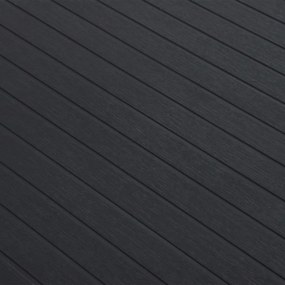 vidaXL Τραπέζι Κήπου Ανθρακί 150 x 90 x 72 εκ. από Πολυπροπυλένιο