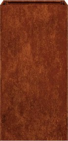 vidaXL Γλάστρα Κήπου Σκ rusty 40 x 40 x 80 cm