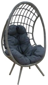 Πολυθρόνα Nest32 Junior 07.0032 80Χ68Χ138cm Anthracite