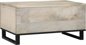 vidaXL Τραπεζάκι σαλονιού Λευκό 80 x 50 x 40 cm Επεξεργασμένο Ξύλο