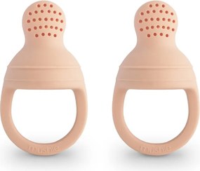 Πιπίλες Φαγητού (Σετ 2τμχ) Mushie Blush 66-101049