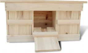 vidaXL Φωλιές Σπουργιτιών 2 τεμ. 44 x 15,5 x 21,5 εκ. Ξύλινες