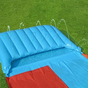 Bestway Νεροτσουλήθρα H2OGO Water Slide Tsunami Splash Ramp Double - Πολύχρωμο