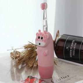 innoGIO Παιδική ηλεκτρική οδοντόβουρτσα GIOgiraffe Pink