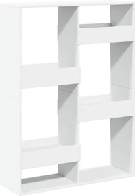 vidaXL Βιβλιοθήκη Λευκή 100x33x135 εκ. από Επεξεργασμένο Ξύλο