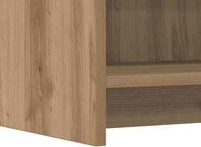 vidaXL Πλαϊνό γραφείο Artisan Δρυς 75 x 36 x 80 εκ Επεξεργασμένο Ξύλο