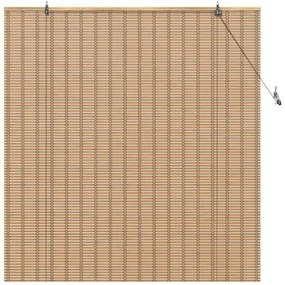 vidaXL Ρόλερ και Σκιάδια Ανοιχτό καφέ 140 x 160 cm Μπαμπού