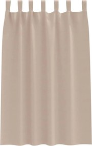 vidaXL Κουρτίνες Μαύρης Ύφανσης με Δαχτυλίδια 2 pcs Taupe