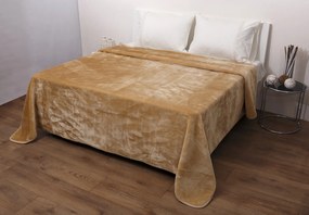 Κουβέρτα Βελουτέ Ημίδιπλη 160x220 10 Sand