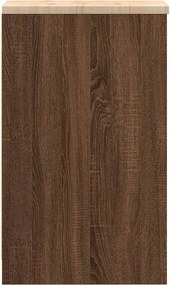 vidaXL ντουλάπι αποθήκευσης γκαράζ 30x51x85 εκ μασίφ ξύλο πεύκο