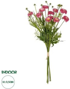 Artificial Garden PINK CHRYSANTHEMUM BOUQUET 21328 Τεχνητό Διακοσμητικό Μπουκέτο Ροζ Χρυσάνθεμο Y50cm Globostar-21328-Ροζ 21328