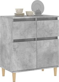 vidaXL Ντουλάπι Γκρι Σκυροδέματος 60x35x70 εκ. Επεξεργασμένο Ξύλο