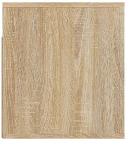 vidaXL Κομοδίνα Επιτοίχιο Sonoma Δρυς 50x36x40 εκ.