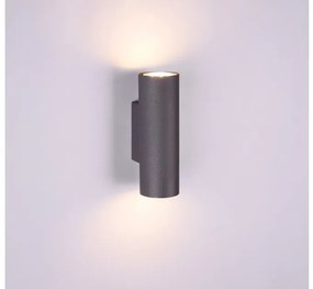 Απλίκα Σποτ Φωτιστικό Τοίχου 2xGU10 Up Down Marley Trio Lighting-212400232-Μαύρο 212400232