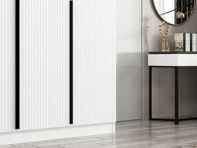 Τριφυλλη Ντουλαπα Λευκο KALEO 52x135x210