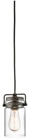 Κρεμαστό Φωτιστικό Οροφής 1xE27 Brinley Elstead Lighting KL-BRINLEY-MP-OZ Μπρονζέ