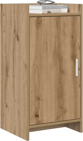 vidaXL Πλαϊνό γραφείο Artisan Δρυς 40 x 36 x 80 εκ Επεξεργασμένο Ξύλο
