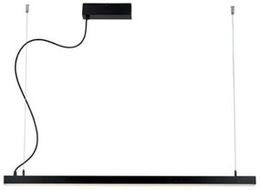 Φωτιστικό κρεμαστό LED Avenue Linear Systems λευκό μαύρο Viokef 3994601 Μαύρο
