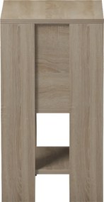 Κομοδίνο Reppo pakoworld sonoma 30x30x55εκ