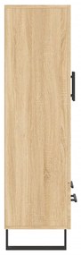 vidaXL Ντουλάπα Sonoma Δρυς 69,5 x 31 x 115 εκ. από Επεξεργασμένο Ξύλο
