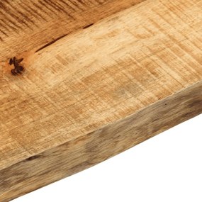 vidaXL Επιφάνεια Τραπεζιού 160x30x2,5 εκ. Live Edge Μασίφ Ξύλο Μάνγκο