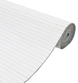 vidaXL Διαχωριστικό Δωματίου Λευκό 165 x 800 εκ. από Μπαμπού