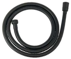 Σπιράλ Τηλεφώνου Ντους 150cm W33 Black Ferro Plastic