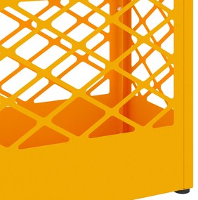 vidaXL Μουσταρδί Κρατητής Ομπρέλας, 28x12x41 εκ, Ατσάλι