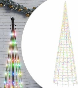 vidaXL Χριστουγεννιάτικο δέντρο LED 3000 LED Πολύχρωμα LED 800 εκ.