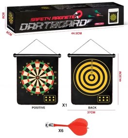 DartBoard Σετ Μαγνητικός Στόχος με βελάκια - Dart Board Safety Magnetic