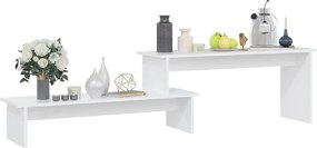 vidaXL Έπιπλο Τηλεόρασης Λευκό 180 x 30 x 43 εκ. από Επεξ. Ξύλο