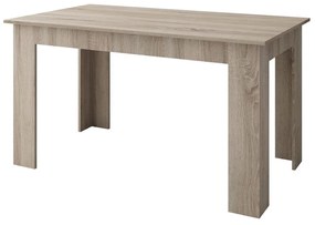 HAZEL Τραπέζι Κουζίνας Ξύλινο Truffle Oak 140x80x75εκ.