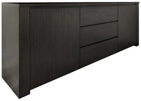 Μπουφές Kalya σε wenge απόχρωση 220x49x89.5εκ Υλικό: 15mm  Particle Board 383-000020