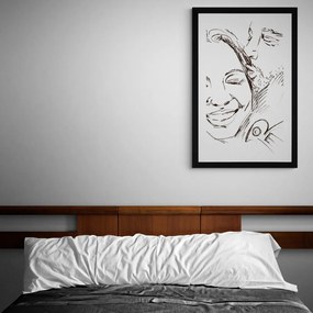 Αφίσα με πασπαρτού Μάγια αγάπης - 30x45 white