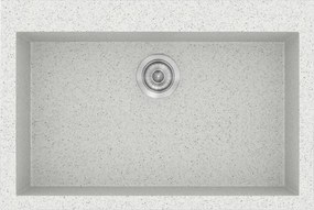 Νεροχύτης Κουζίνας Sanitec Classic 338 Ένθετος 70x50 εκ. Granite White