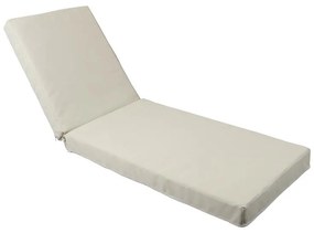 Μαξιλάρι Ξαπλώστρας Vertian Τextilene σε Mπέζ 194x58x10εκ. 194x58x10 εκ.