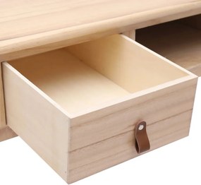 vidaXL Γραφείο Φυσικό Χρώμα 110 x 45 x 76 εκ. Ξύλινο